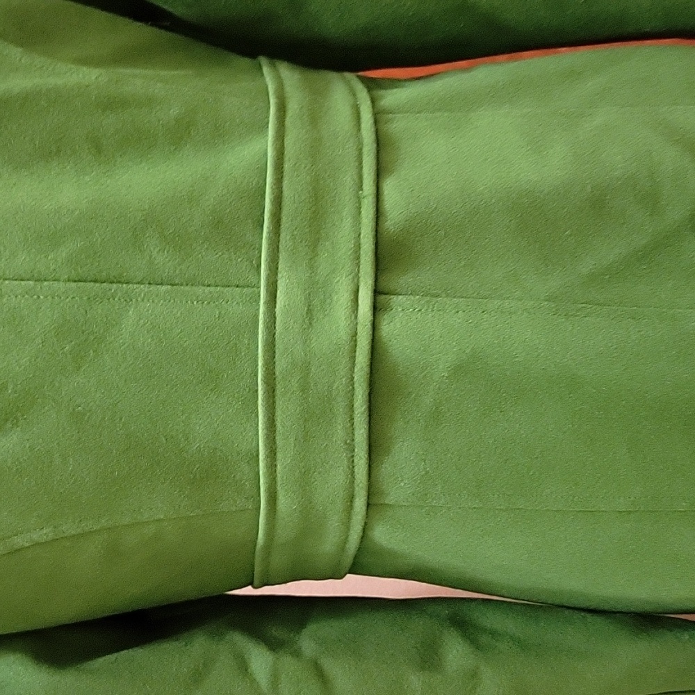 Anthropologie Green Wool-Blend Pea Coat - Picture 10 of 14